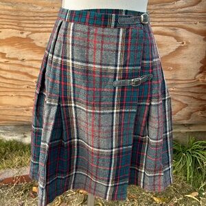 Vintage Bobbie Brooks Pleated Plaid Skirt